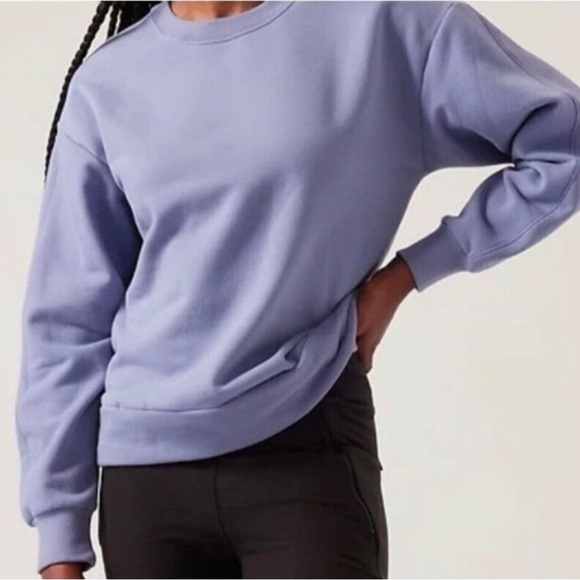 Athleta Retroplush crewneck sweatshirt - Picture 1 of 8